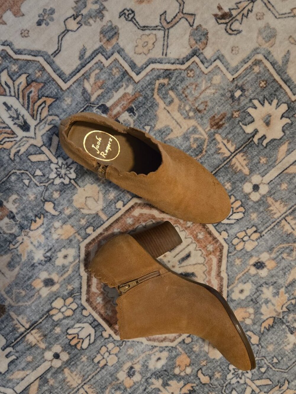 JACK ROGERS Suede Ankle Boots Size 7.5